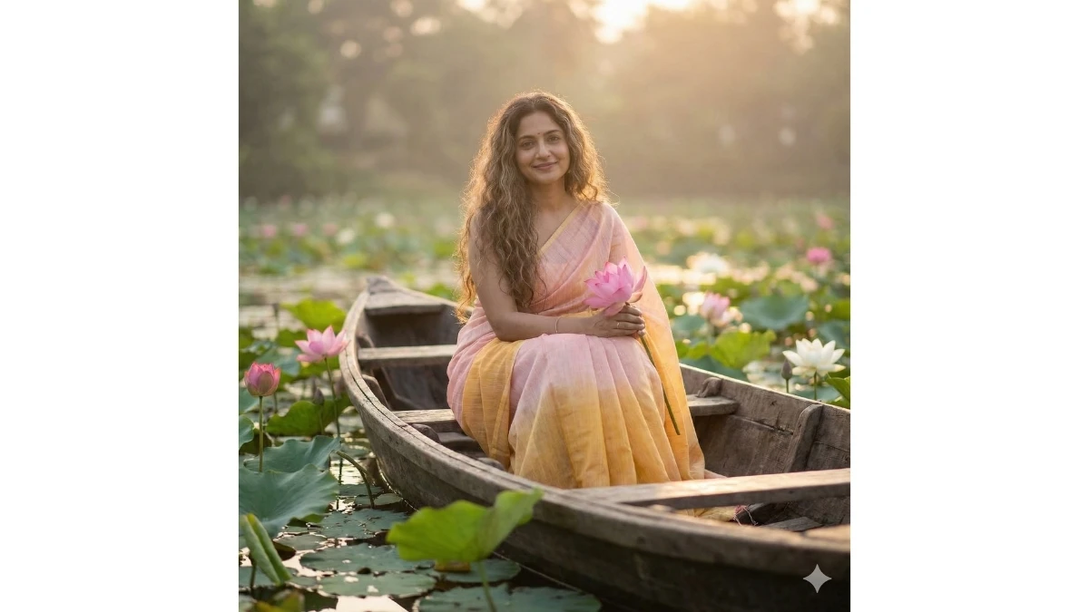 10 Google Gemini Lotus Pond AI Photo Editing Prompt for Girls to Create Trending Retro and Artistic Portraits