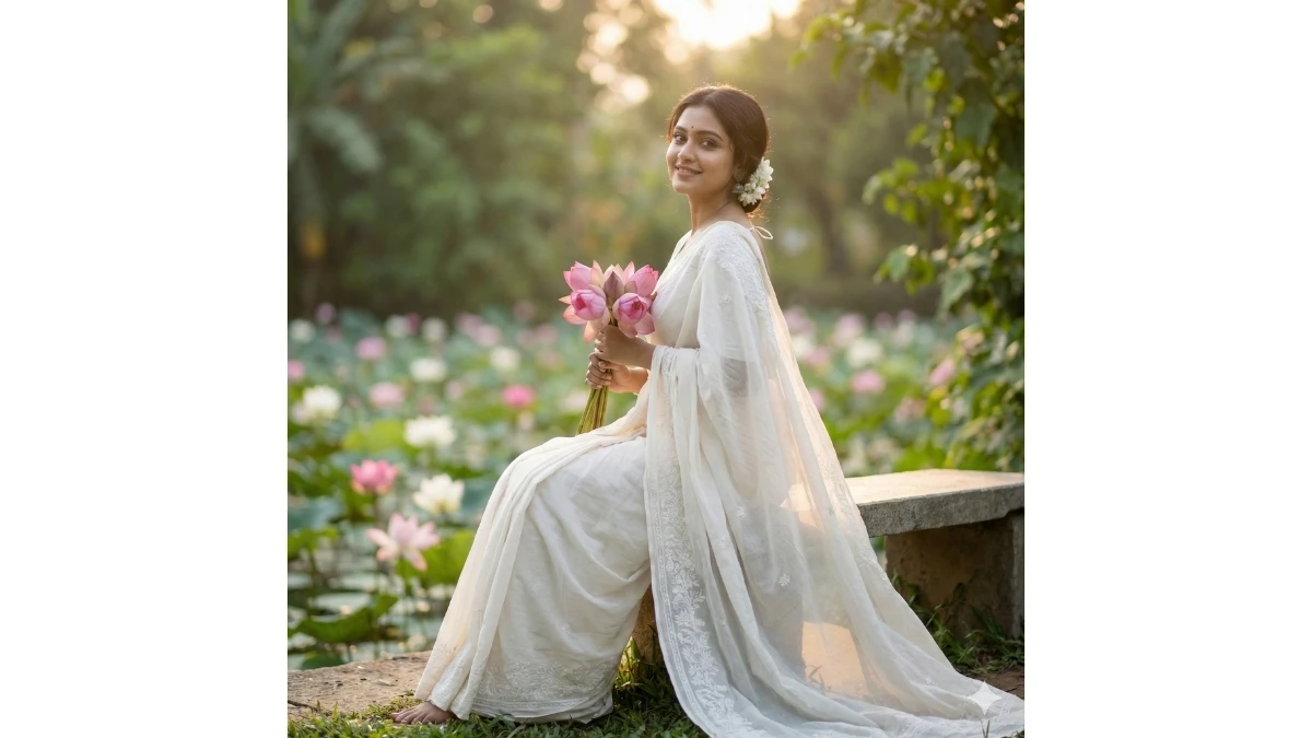 10 Google Gemini Lotus Pond AI Photo Editing Prompt for Girls to Create Trending Retro and Artistic Portraits