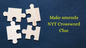 Make amends NYT Crossword Clue