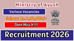 Ministry of Ayush Recruitment 2026 - Apply Offline for 20 Accounts Manager, Data Assistant And More Posts