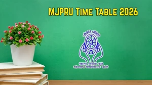 MJPRU Time Table 2026 Announced For M.Sc, B.Sc and B.A @ mjpru.ac.in Details Here MJPRU Time Table 2026 Announced For M.Sc, B.Sc and B.A @ mjpru.ac.in Details Here