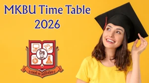 MKBU Time Table 2026 Announced For M.A, M.Sc and MCA @ mkbhavuni.edu.in Details Here