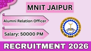 MNIT Jaipur Alumni Relation Officer Recruitment 2026 – Apply Online