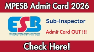 MP Police SI Admit Card 2026 Out - Download Here