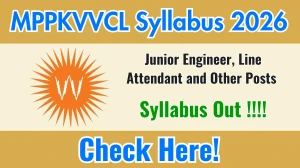 MPPKVVCL Syllabus 2026 OUT – Exam Pattern & PDF Download Link