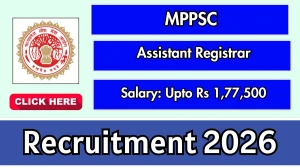 MPPSC Assistant Registrar Recruitment 2026 - Apply Online for 12 Posts