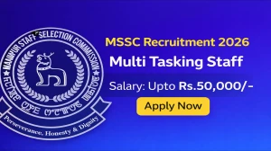Manipur SSC Multi Tasking Staff Recruitment 2026 - Apply Online for 10 Posts