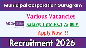 Municipal Corporation Gurugram Recruitment 2026 - Apply Offline for 17 Public Health Specialist, Entomologist And More Posts