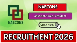 NABCONS Associate Vice President Recruitment 2026 - Apply Online