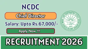 NCDC Chief Director Recruitment 2026 - Apply Offline