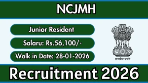 NCJMH Junior Resident Recruitment 2026 – Walk in