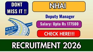NHAI Deputy Manager Recruitment 2026 - Apply Online for 40 Posts