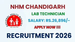 NHM Chandigarh Lab Technician Recruitment 2026 - Apply Offline for 16 Posts