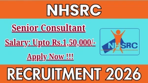 NHSRC Senior Consultant Recruitment 2026 - Apply Online