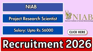 NIAB Project Research Scientist Recruitment 2026 - Apply Online