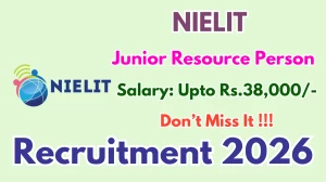 NIELIT Junior Resource Person Recruitment 2026 – Walk in
