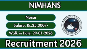NIMHANS Nurse Recruitment 2026 – Walk in