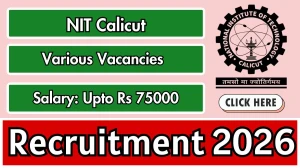 NIT Calicut Recruitment 2026 - Apply Online for 10 Executive, Software Developer and Other Posts