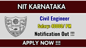 NIT Karnataka Civil Engineer Recruitment 2026 – Apply Online