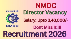 NMDC Director Recruitment 2026 - Apply Online