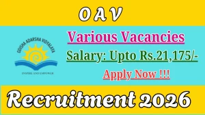 OAV Recruitment 2026 - Apply Offline for 05 Warden, Head Cook And More Posts
