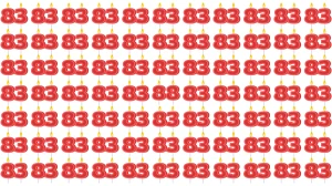 Observation Find it Out: Within 8 Seconds Spot the Number 88 among 83