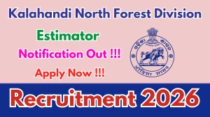 Odisha Forest Department Estimator Recruitment 2026 - Apply Offline