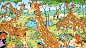 Only Optical Illusion Experts Can Find the Carrot in this Zoo Image in 8 Seconds!