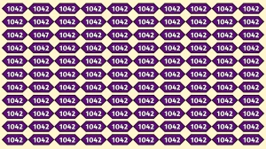 Only Sharp Eyes Can Spot the Hidden 1047 Among 1042— Can You Find It in 7 Seco...