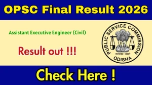 OPSC AEE (Civil) Final Result 2026 OUT - Download Merit List & Scorecard PDF