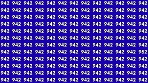 Optical Illusion 8 Seconds Challenge: Only People with Eagle Eyes Can spot the Number 952