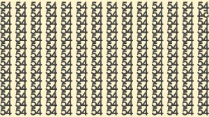Optical Illusion: Are You A Genius? Within 6 Seconds Spot The Inverted 54 Among 54