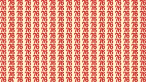 Optical Illusion: Are You A Genius? Within 7 Seconds Spot The Inverted 76 Among ...