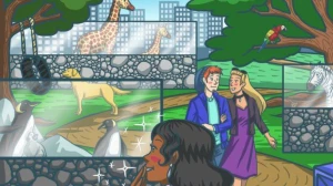 Optical Illusion Eye Challenge: Can You Spot Cat Hidden Inside The Zoo In 10 Seconds?