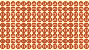 Optical Illusion Eye Challenge: Can You Spot the Numbers 26 and 32 Among 28 in 8 Seconds?
