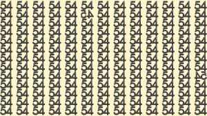 Optical Illusion Eye Test: Can You Spot the Inverted 45 and 54 Among 54