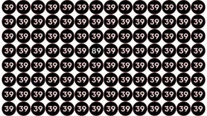Optical Illusion Find it Out: Within 5 Seconds Spot The Number 89 among 39