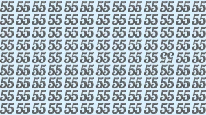 Optical Illusion IQ Test: Are You A Genius? Within 6 Seconds Spot The Inverted 55 among 55