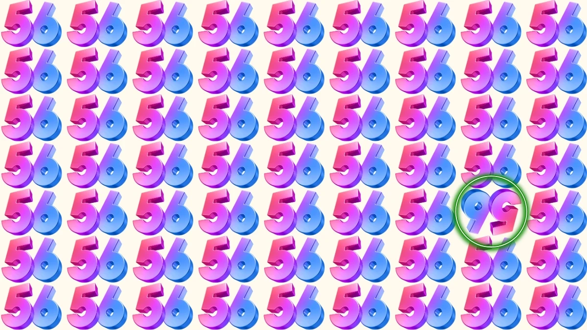 Optical Illusion IQ Test: Can You Spot the Inverted 56 Among 56 in Just 5 Seconds?