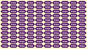 Optical Illusion IQ Test: Can You Spot the Number 9194 among 9164? Only 5% Can!