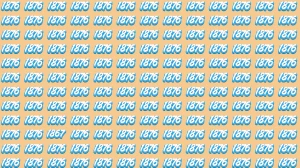 Optical Illusion Puzzle IQ Test: Within 10 Seconds Spot The 1867 among 1876