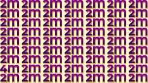 Optical Illusion Puzzle IQ Test: Within 6 Seconds Spot The 4M among 2M