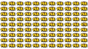 Optical Illusion Puzzle IQ Test: Within 6 Seconds Spot The 67K among 76K