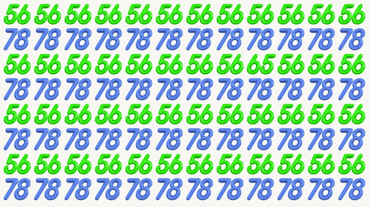 Optical Illusion Challenge: Can You Spot the Number 65 in Just 8 Seconds?