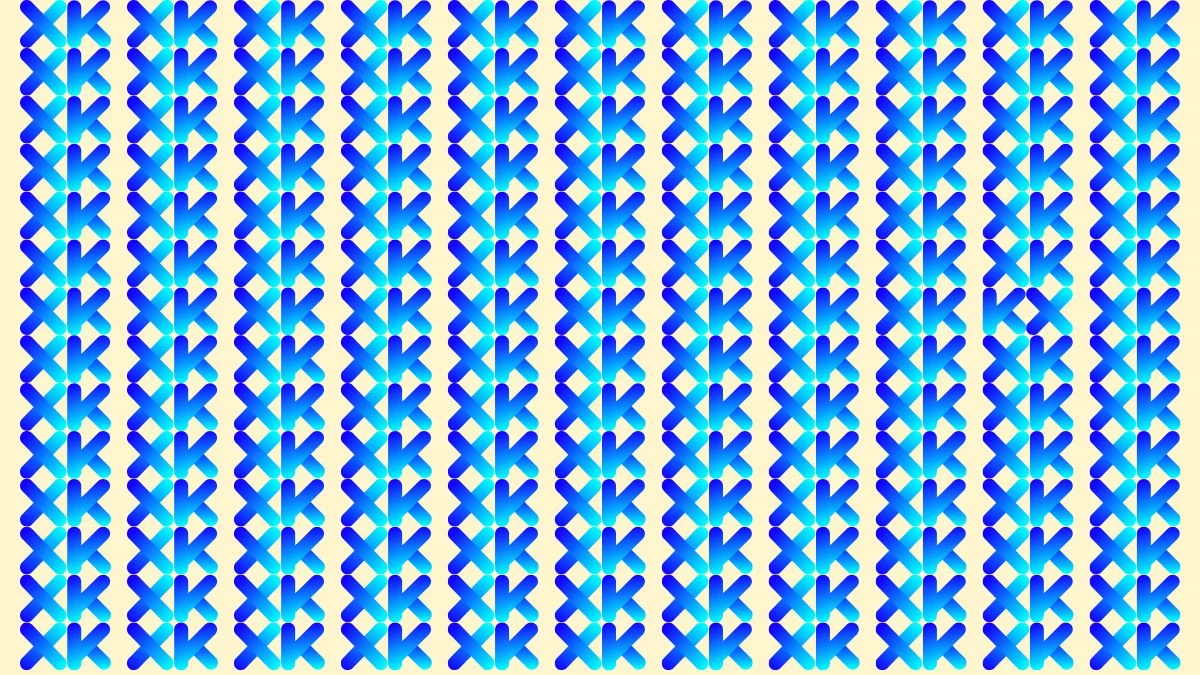 Optical Illusion Eye Test: Can You Spot the KX among XK in 10 Secs