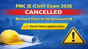 PMC JE (Civil) Exam 2026 CANCELLED - Revised Date to be Announced PMC JE (Civil) Exam 2026 CANCELLED - Revised Date to be Announced