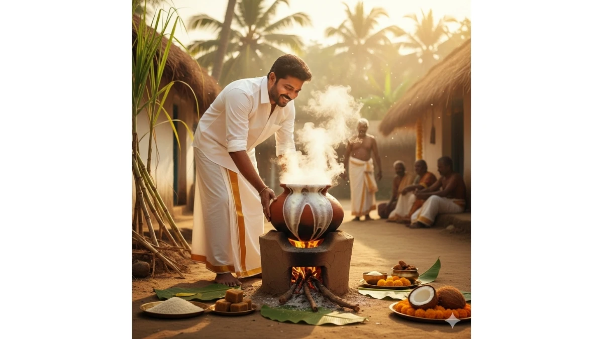 10 Google Gemini Pongal Special 2026 AI Photo Editing Prompts to Create Festive Boys and Girls Portraits