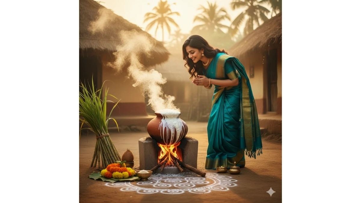 10 Google Gemini Pongal Special 2026 AI Photo Editing Prompts to Create Festive Boys and Girls Portraits