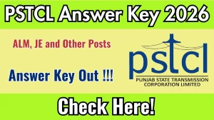 PSTCL Answer Key 2026 OUT - Download Response Sheet PDF & Raise Objection