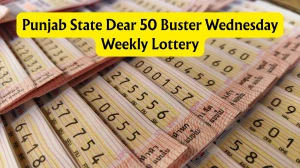 Punjab State Dear 50 Buster Wednesday Weekly Lottery Result 21.01.2026 6 PM Check Winning Numbers and Prize Details
